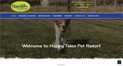 Desktop Screenshot of happytalespetresort.com
